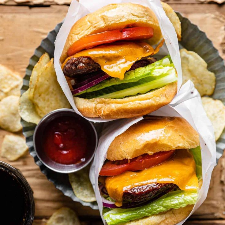 Image for Frozen Burgers in Air Fryer