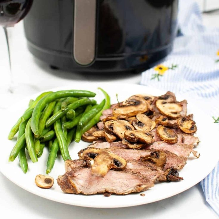 Image for Air Fryer Steak and Mushrooms
